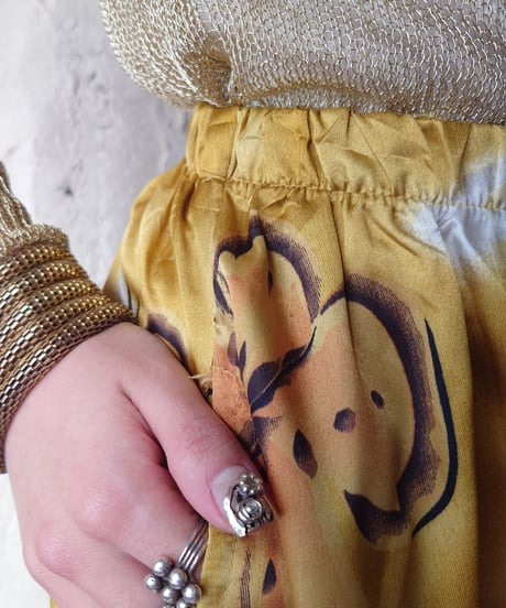 Flower Pattern Easy Wide Pants YEWH