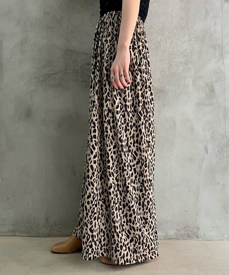 Leopard Pattern Easy Skirt BEBK