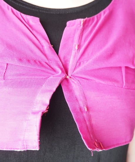 1960-70's Euro Hand Mad Cropped Blouse PI
