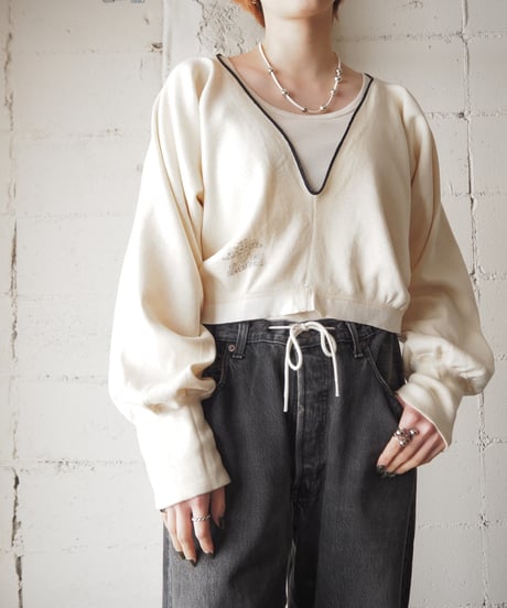 Remake Stitch Under Pants Pullover IVBK