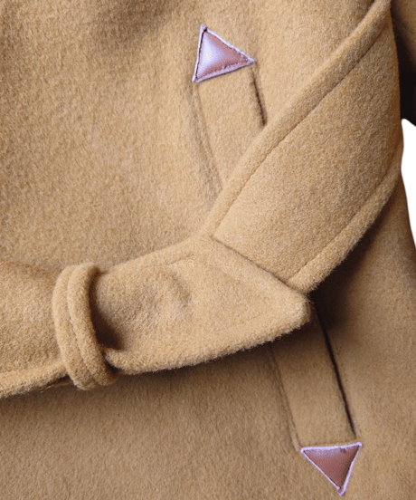 Burberry's Stand Fall Collar Wool Coat YE