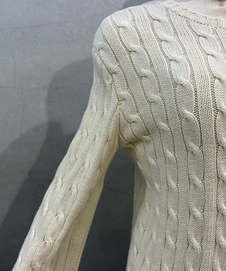 Ralph Lauren Cotton Cable Knit　IV