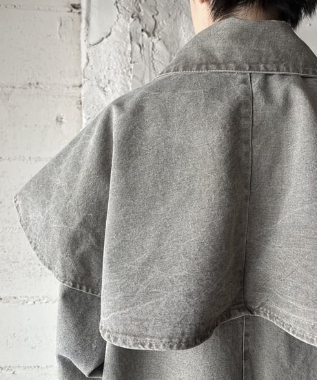 Removable Denim Duster Coat GR