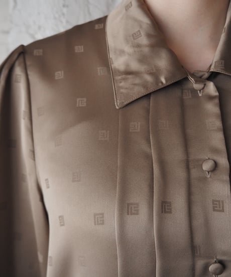 PIERRE BALMAIN Satin Logo Shirt BE