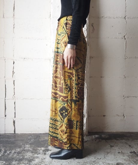 Painted Pattern Wide Pants KABR