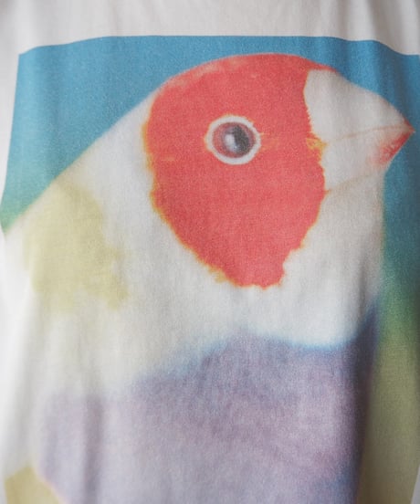 agnes b. Bird Print Tee WHBLRE