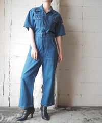 1960-70's OSHKOSH Bgosh Denim Jumpsuit BL
