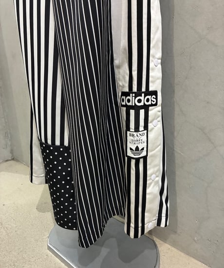 adidas Side Snap Stripe × Dot Track Pants BKWH