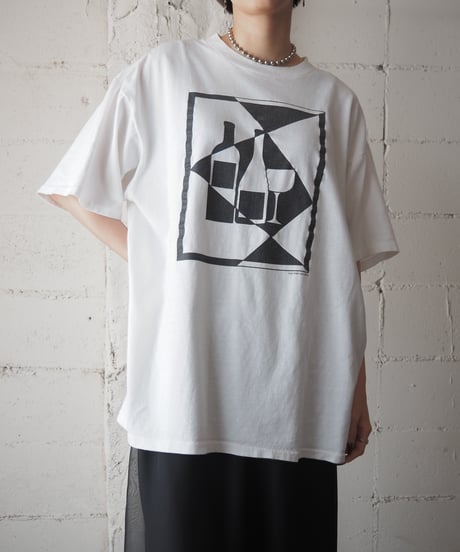WINE Print Tee WH