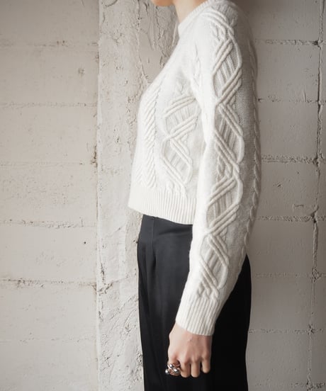 Theory Cable Short Knit WH