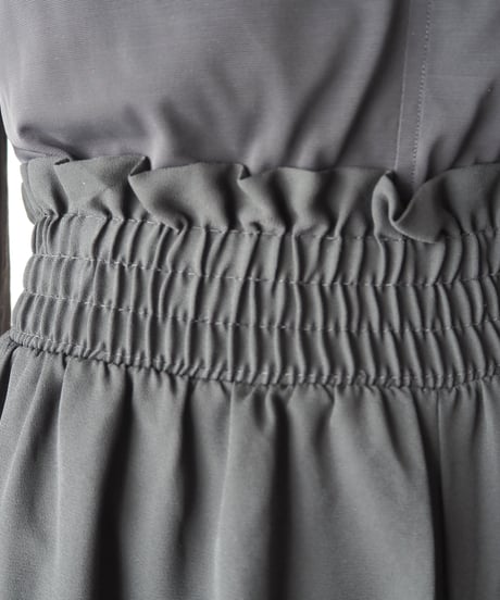 West Gather Sheer Wide Pants BK