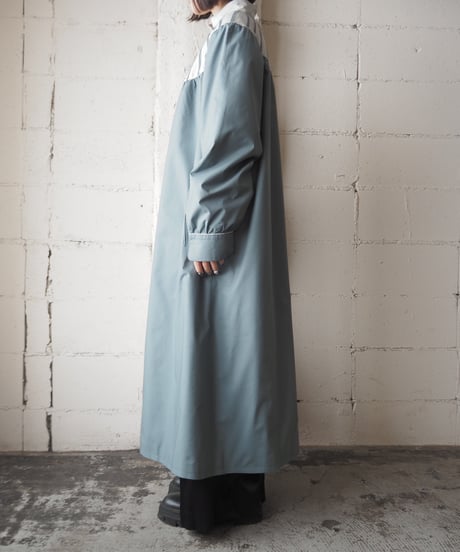 1970's Stripe Yoke Stand Collar Coat GRBL