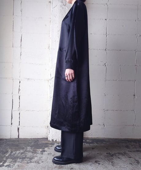 【Orfeo ORIGINAL】Satin Blouson Coat