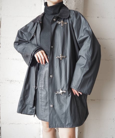 Corduroy Collar Fireman Jacket BK