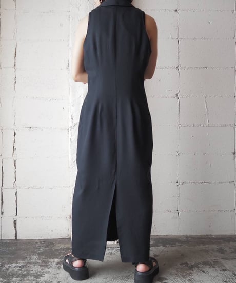 Double Breasted Tight Dress BK