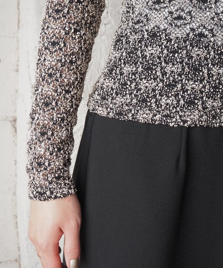 Mix Color Lace Cutsewn BKWH