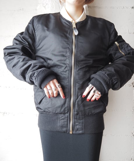 Remake Collar MA-1 Jacket BK