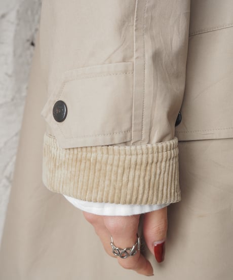 Burberry Corduroy Collar Coat BE