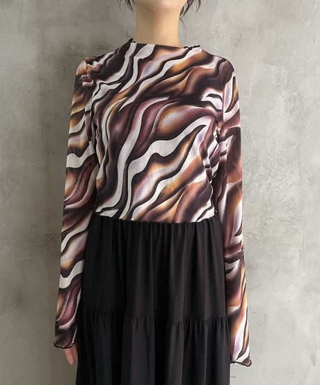 Pattern Design Sheer Cutsewn PURWH
