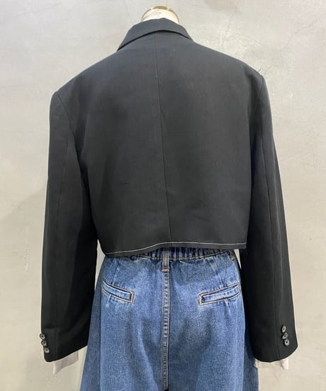 REMAKE Cutoff Tailored Jacket BK