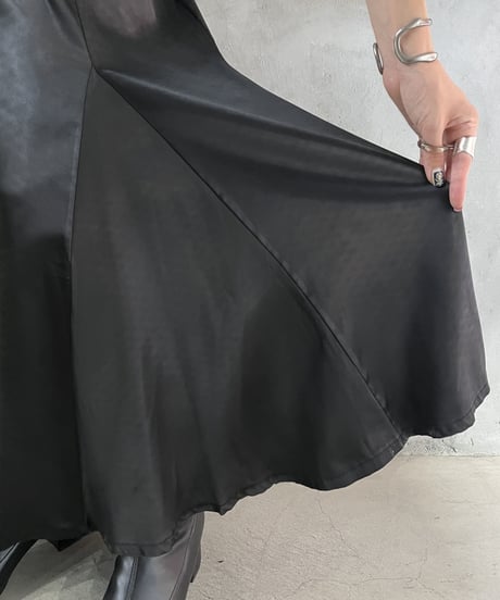 Satin Mermaid Skirt BK