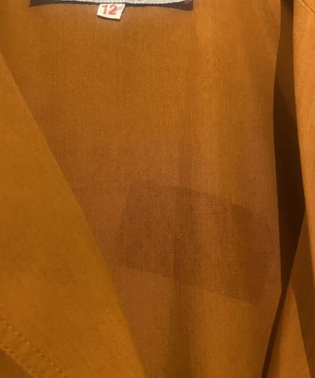 Open Collar Pleated Dress OR