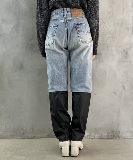ORFEO MIX Levi's Fake Leather Docking Denim BLBK