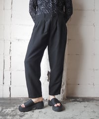 tricot COMME des GARÇONS 2 Tuck Slacks BK