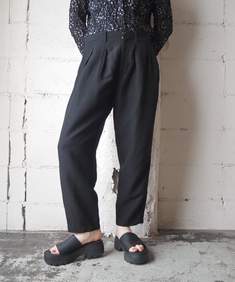 tricot COMME des GARÇONS 2 Tuck Slacks BK