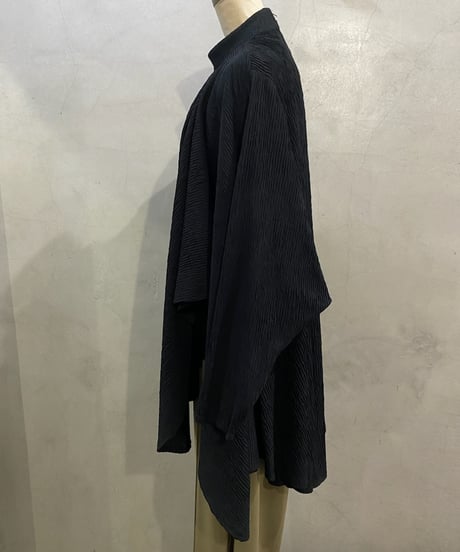 Dolman Sleeve Drape Stand Collar Tops BK