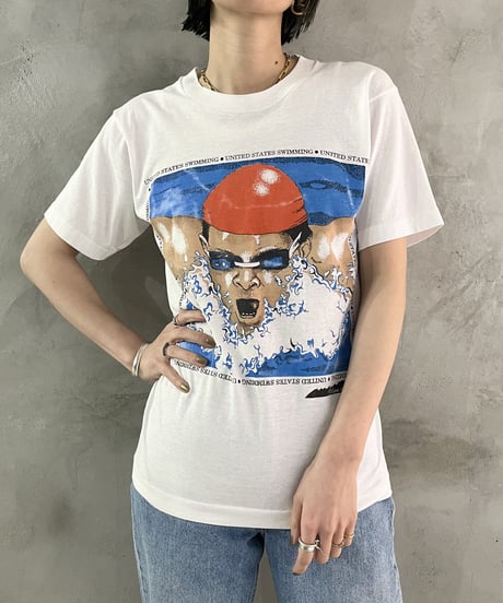 USA Swimming Art T Shirt WHBL