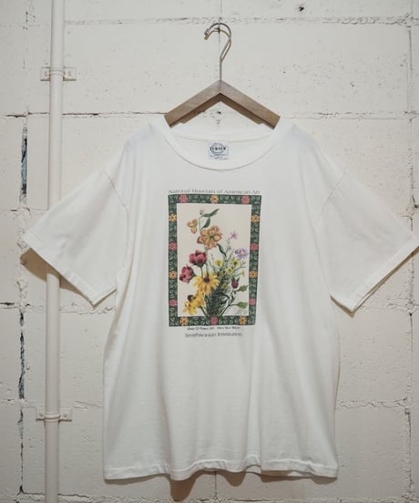 Flower Print Tee WH