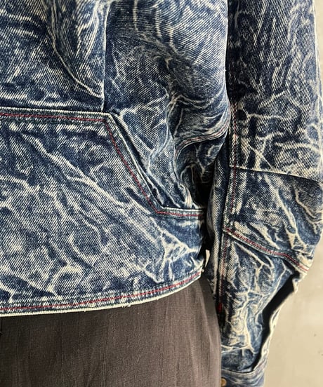 Chemical Wash Design Denim Jacket BL