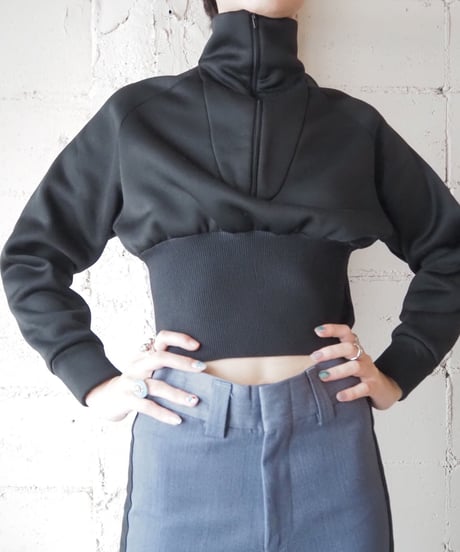 Half Zip Short Sweat BK