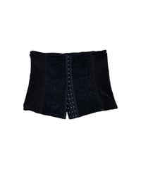Front Lace Corset BK