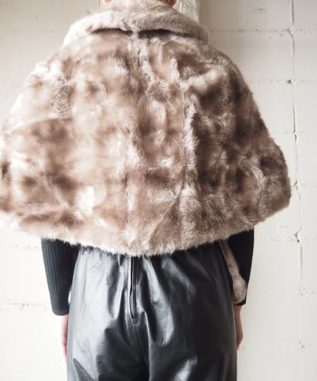 1950～60's Vintage Fake Fur Jacket BE