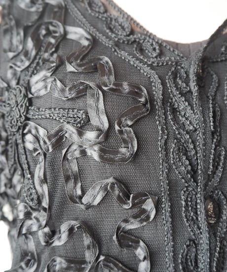 Tape Embroidery Sheer Shirt BE