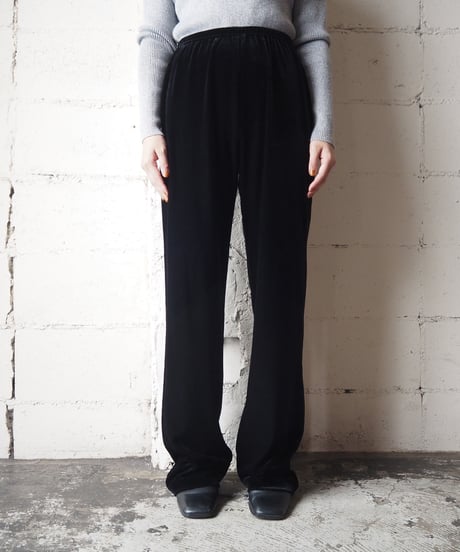 Velour Easy Pants BK