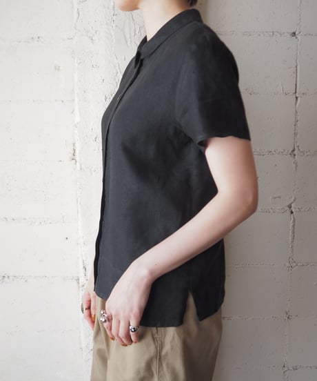 S/S Linen Shirt BK