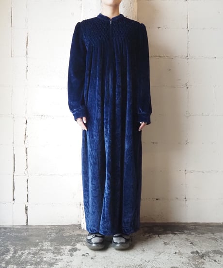 Velour Zipup Dress NV