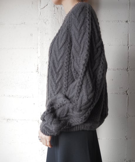Cropped Cable Knit GR