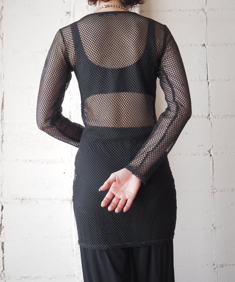 Long Mesh Cutsewn BK