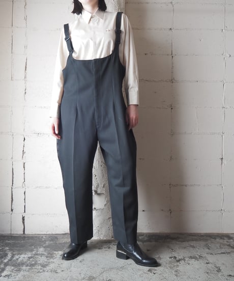 1970-80's Front Zip Overall BK
