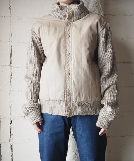 Knit Quilting Jacket BE
