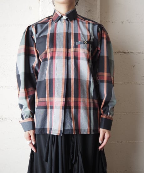 Tuck Sleeve Check Shirt GRPI
