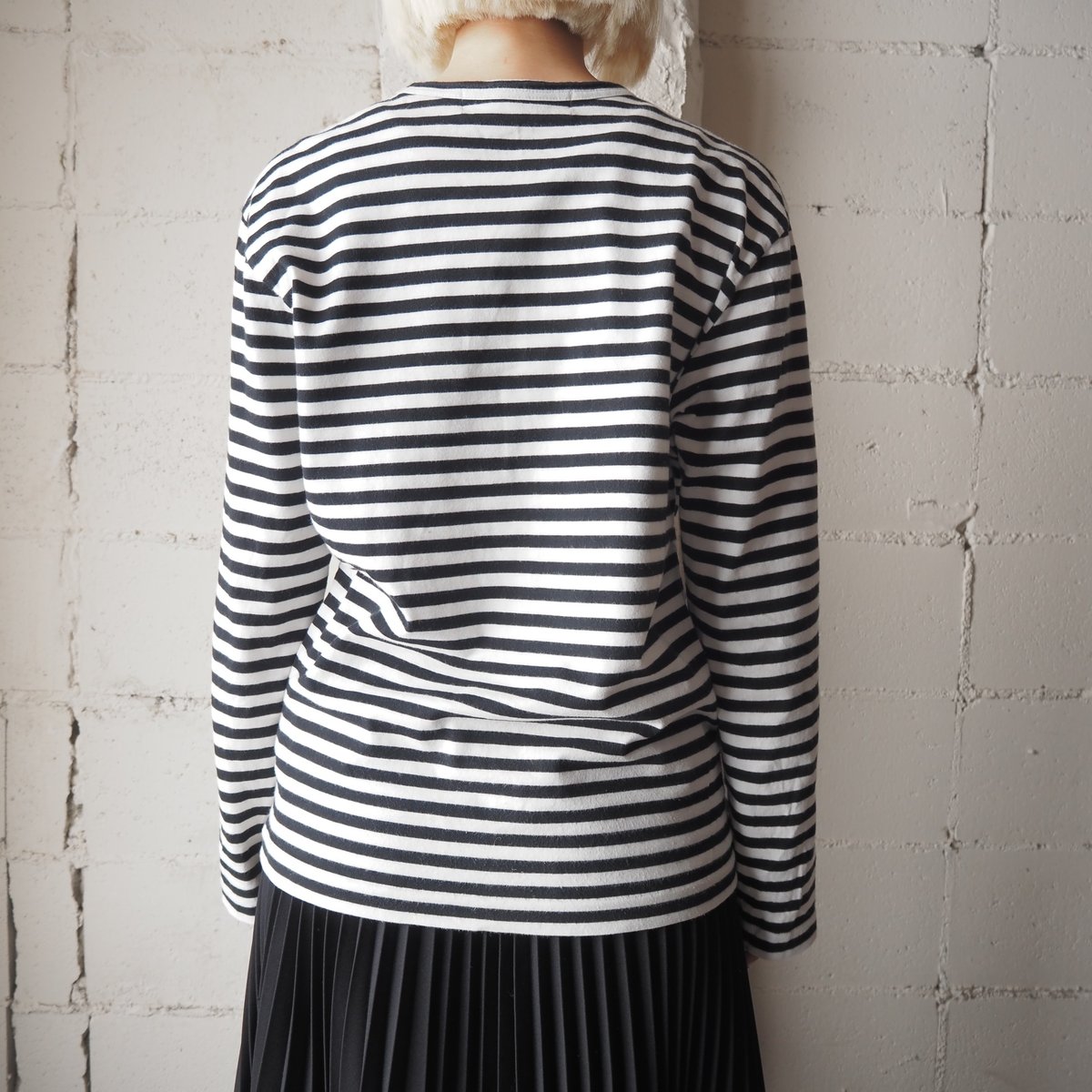 ま*い様 【JAN COMME des GARCONS】 border card PLAY COMME des GARÇONS Border Long Sleeve Tee B