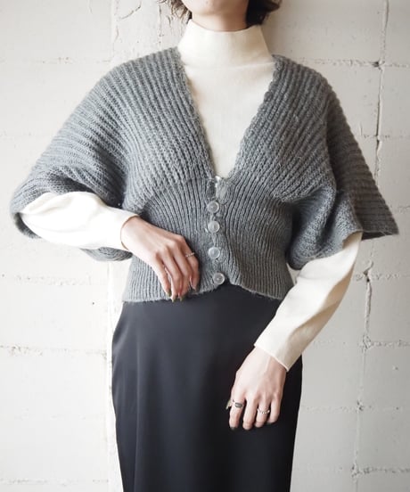 Flared Sleeve Knit Vest GR