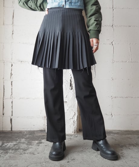 Theory Cutoff Pleated Mini Skirt DGR