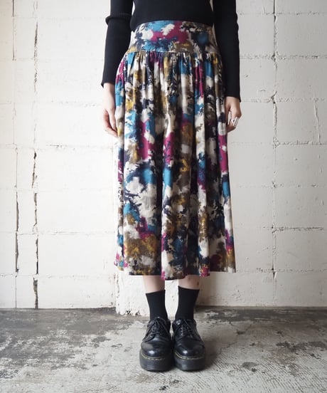 Painted Pattern Skirt GRBUR