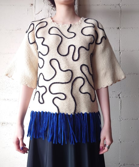 ORFEOMIX Loop Embroidery  Knit IVBL